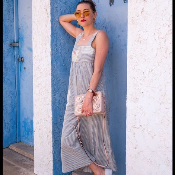 madewell patchwork jumpsuit